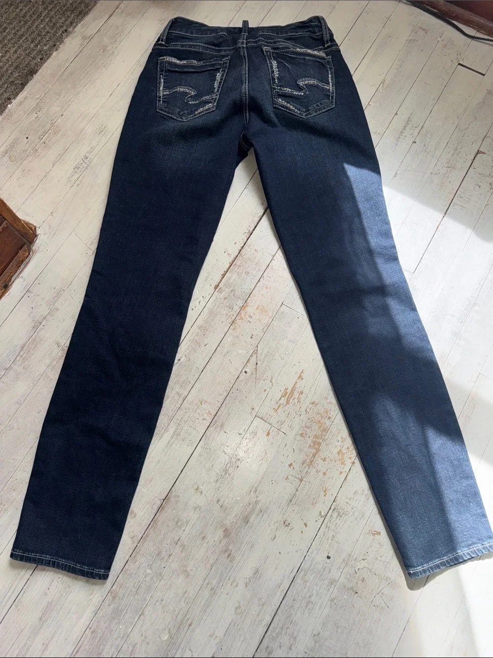 Silver Jeans Dark Indigo Skinny Jeans